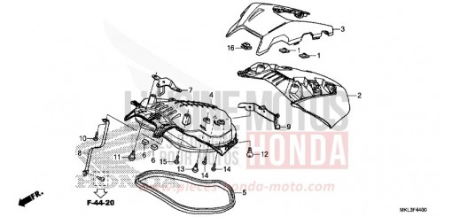 LUGGAGE LID NC750XDK de 2019